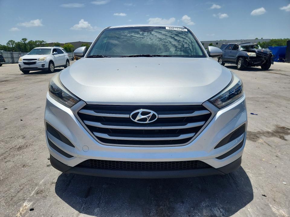 2018 Hyundai Tucson VIN KM8J23A42JU795916 COPART salvage auction — REAR END, Salvage Title, sold $2,350 on 2026-07-28 (photo 5)
