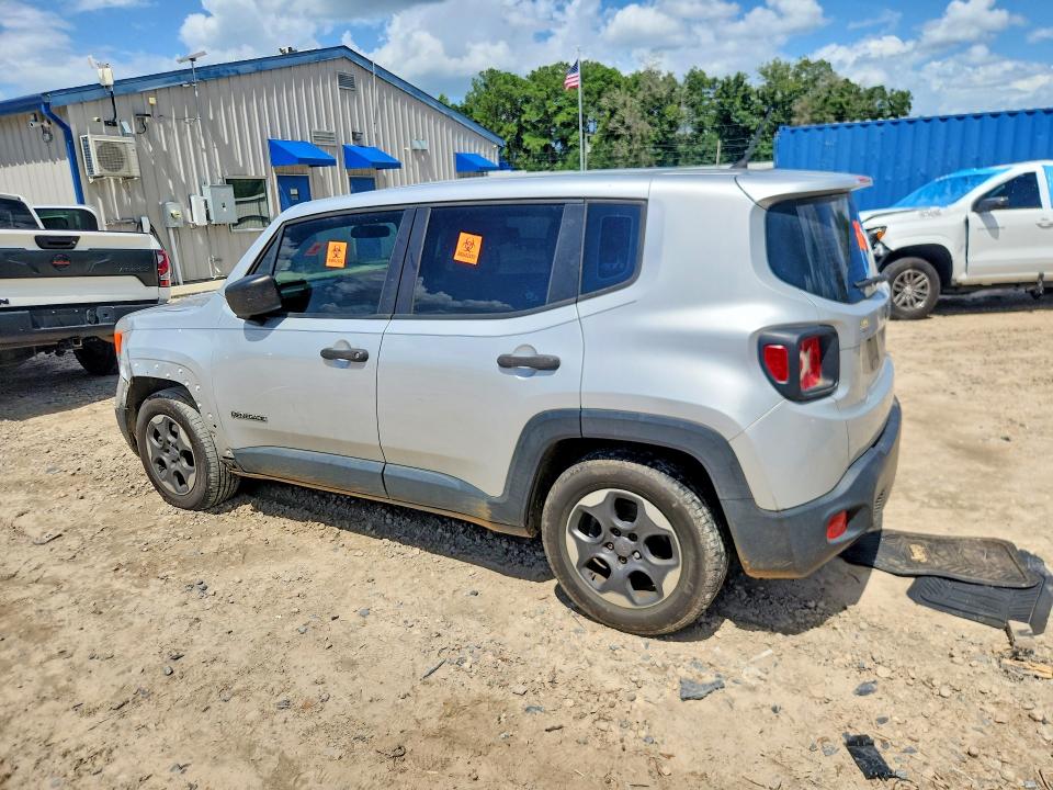 2015 Jeep Renegade VIN ZACCJAATXFPB31058 COPART salvage auction — FRONT END, Ga - Cert Of Title-Salvage, sold $625 on 2026-08-07 (photo 2)