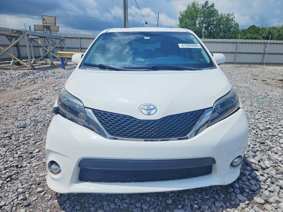 2016 Toyota Sienna VIN 5TDXK3DC2GS721877 COPART salvage auction — HAIL, Al - Cert Of Title-Salvage Title, sold $175 on 2026-07-21 (photo 5)