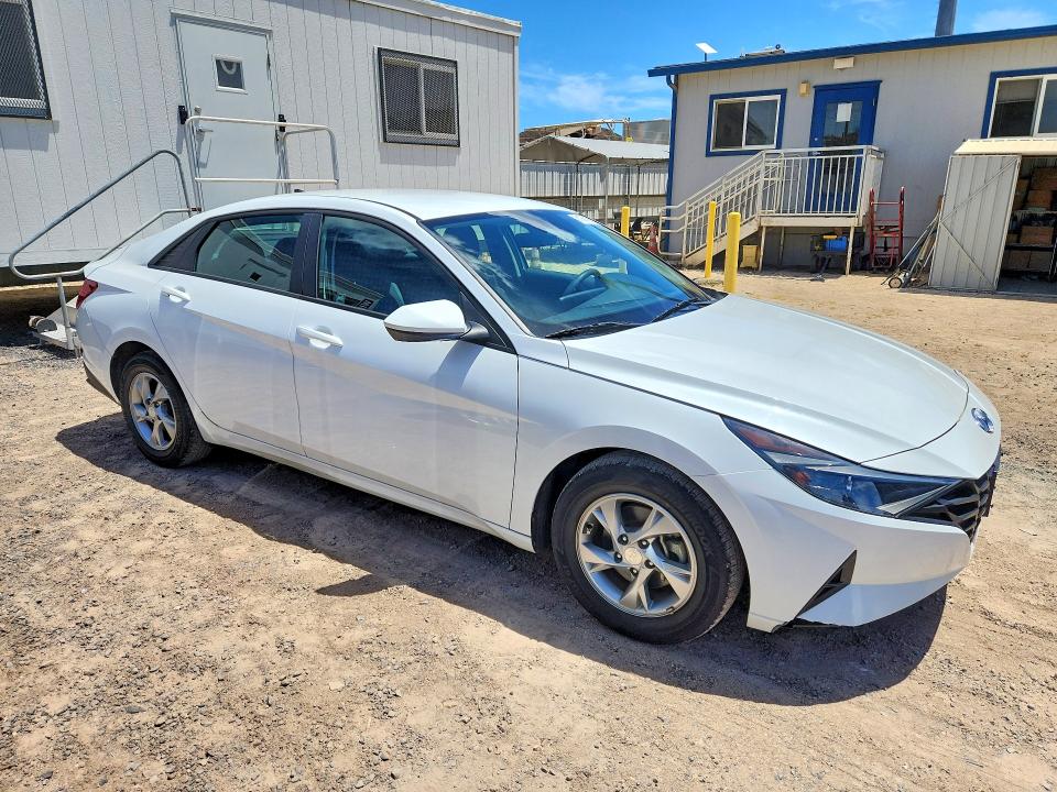 2021 Hyundai Elantra VIN 5NPLL4AG6MH014727 COPART salvage auction — REAR END, Hi - Certificate Of Salvage, sold $3,250 on 2026-07-27 (photo 4)