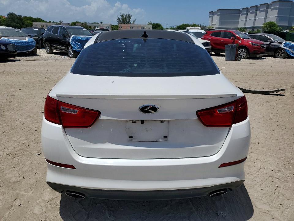2015 Kia Optima VIN KNAGM4A70F5607966 COPART salvage auction — FRONT END, Fl - Cert Of Title Slvg Rebuildable, sold $400 on 2026-07-24 (photo 6)