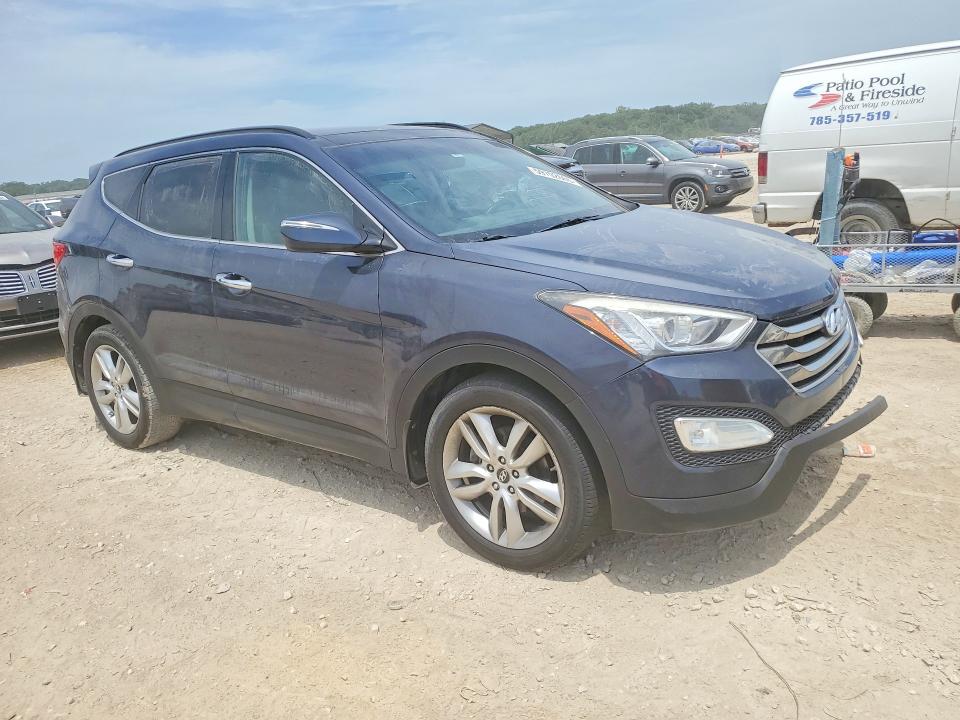 2015 Hyundai Santa fe VIN 5XYZWDLA5FG238382 COPART salvage auction — FRONT END, Mi - Dealer Only Clean Title, sold $90 on 2026-07-28 (photo 4)