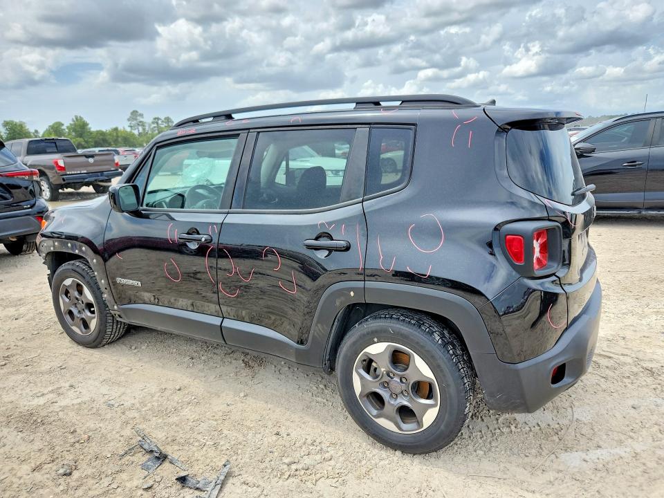 2015 Jeep Renegade VIN ZACCJABH0FPB62254 COPART salvage auction — FRONT END, TX - SALVAGE VEHICLE TITLE (P), sold $1,350 on 2026-07-31 (photo 2)