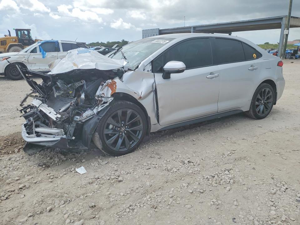 2025 Toyota Corolla VIN 5YFS4MCE8SP229272 COPART salvage auction — FRONT END, Fl - Certificate Of Destruction, sold $3,750 on 2026-07-16 (photo 1)
