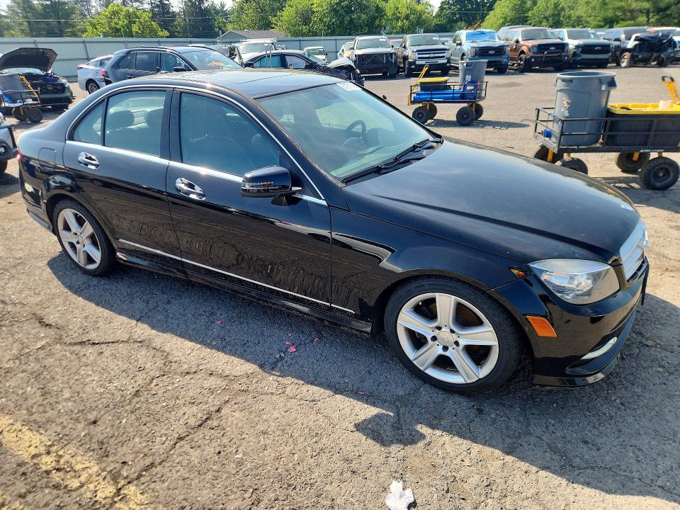 2011 Mercedes-benz C class VIN WDDGF8BB6BR177361 COPART salvage auction — MECHANICAL, PA - CERTIFICATE OF SALVAGE, sold $175 on 2026-07-28 (photo 4)