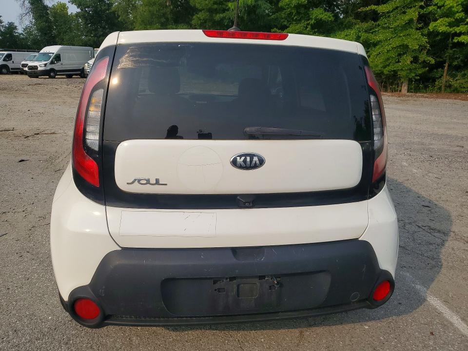 2016 Kia Soul VIN KNDJN2A23G7380728 COPART salvage auction — MINOR DENT/SCRATCHES, VA - CERT OF TITLE - SALVAGE, sold $200 on 2026-07-28 (photo 6)