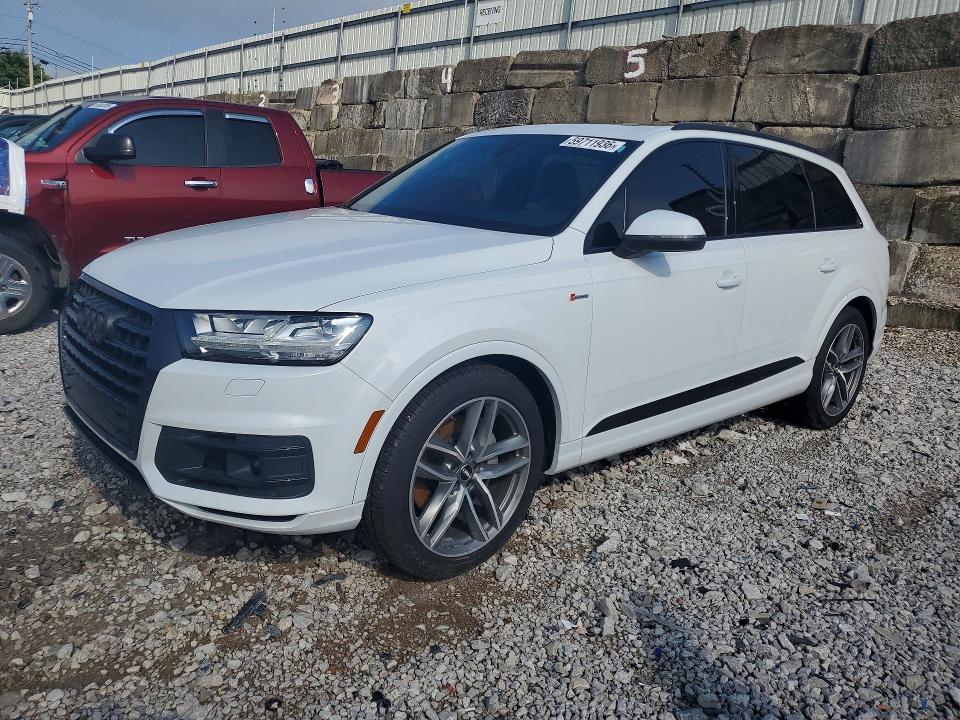 2018 Audi Q7 VIN WA1VABF74JD036135 — COPART salvage auction photo