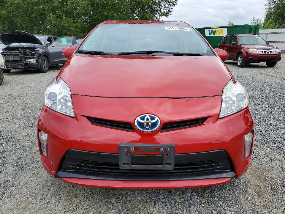 2012 Toyota Prius VIN JTDKN3DU5C5437332 COPART salvage auction — SIDE, WA - BILL OF SALE, sold $60 on 2026-07-27 (photo 5)