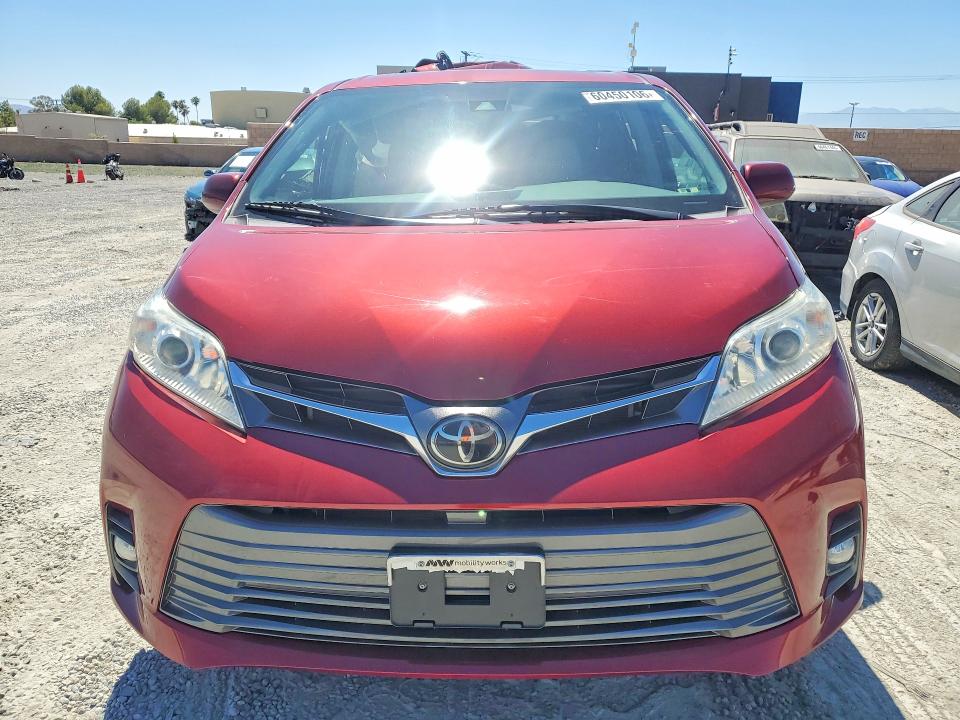 2020 Toyota Sienna VIN 5TDYZ3DC0LS065706 COPART salvage auction — REAR END, Ca - Salvage Certificate, sold $250 on 2026-07-29 (photo 5)
