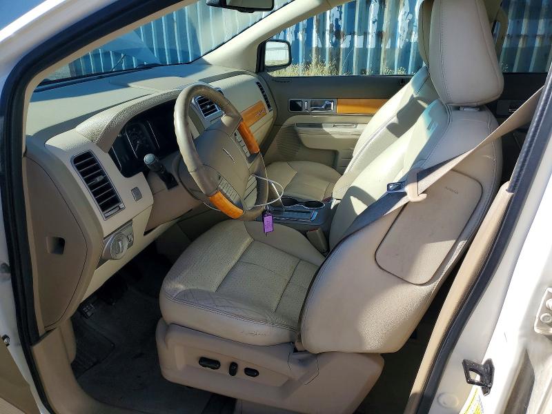 2007 Lincoln Mkx VIN 2LMDU88C17BJ16044 COPART salvage auction — FRONT END, Ca - Salvage Certificate, sold $325 on 2026-07-31 (photo 7)