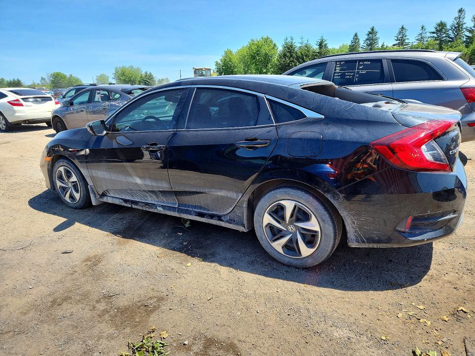 2021 Honda Civic VIN 2HGFC2F54MH015961 COPART salvage auction — ROOF, ON - PERMIT NO BRAND - UNFIT, sold $8,500 on 2026-07-28 (photo 2)