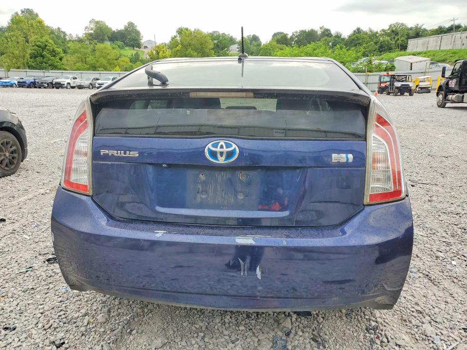 2015 Toyota Prius VIN JTDKN3DU3F0442062 COPART salvage auction — REAR END, KY - CERTIFICATE OF TITLE, sold $4,251 on 2026-07-31 (photo 6)