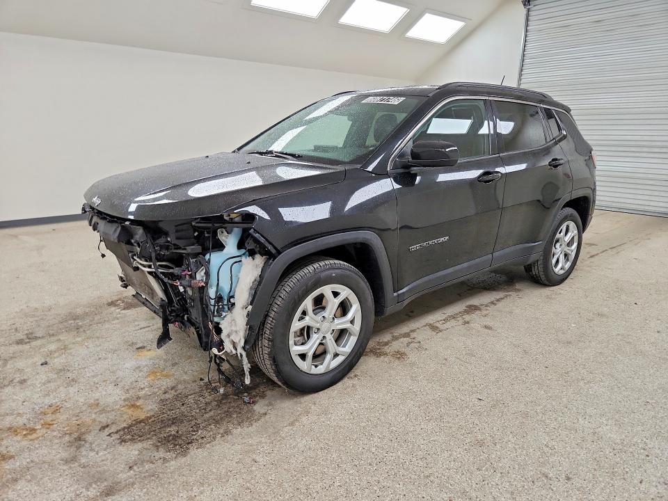 2024 Jeep Compass VIN 3C4NJDBN7RT110756 COPART salvage auction — FRONT END, Ca - Certificate Of Title (P), sold $7,200 on 2026-08-10 (photo 1)