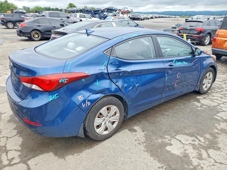 2016 Hyundai Elantra VIN KMHDH4AE5GU492874 COPART salvage auction — SIDE, Pa - Certificate Of Salvage, sold $1,900 on 2026-07-10 (photo 3)