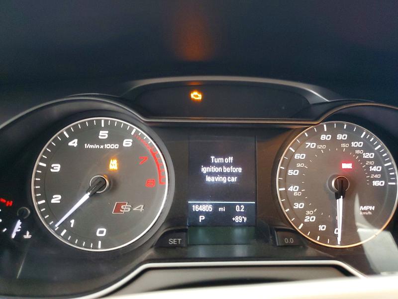 2014 Audi Rs4 VIN WAUKGAFL5EA086156 COPART salvage auction — HAIL, Ne - Certificate Of Title, sold $2,800 on 2026-08-01 (photo 9)