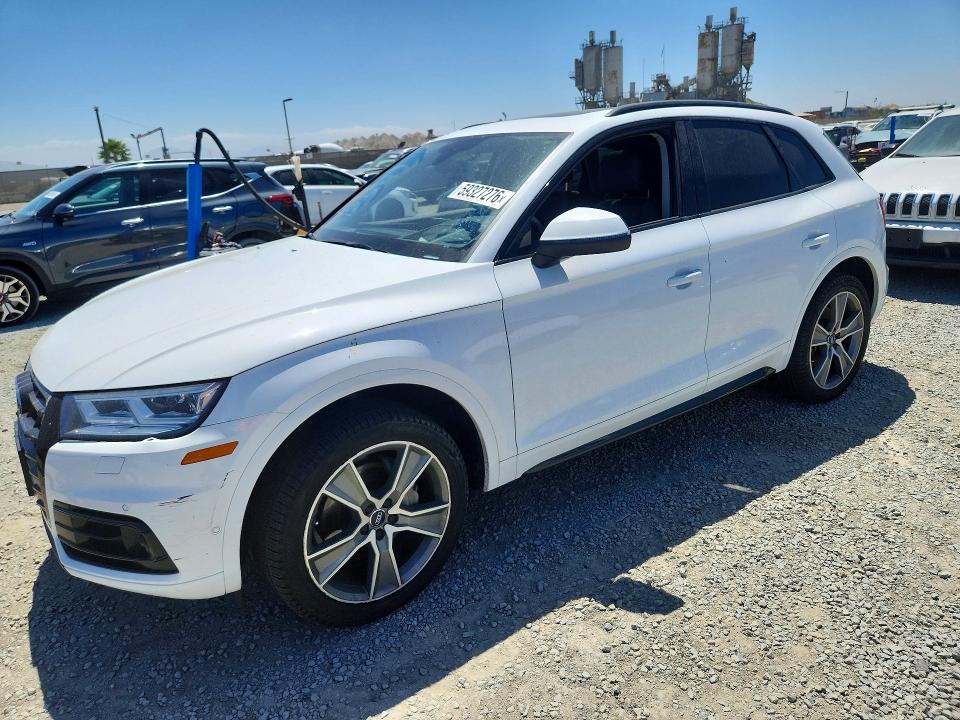 2019 Audi Q5 VIN WA1CNAFY0K2020283 COPART salvage auction — SIDE, Ca - Salvage Certificate, sold $4,150 on 2026-07-21 (photo 1)