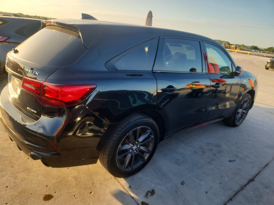 2020 Acura Mdx VIN 5J8YD4H08LL023842 COPART salvage auction — NORMAL WEAR, Tx - Certificate Of Title (P), sold $9,400 on 2026-07-29 (photo 3)