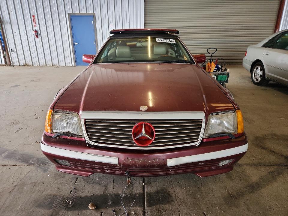 1992 Mercedes-benz Sl-klasse VIN WDBFA66E1NF054326 COPART salvage auction — MINOR DENT/SCRATCHES, Ca - Dis/Dlr/Exp Only Clean Title, sold $1,150 on 2026-07-09 (photo 5)