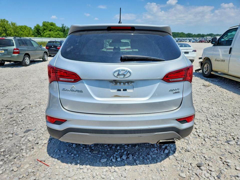 2018 Hyundai Santa fe VIN 5XYZTDLB8JG509901 COPART salvage auction — FRONT END, Mi - Certificate Of Title, sold $1,350 on 2026-07-16 (photo 6)