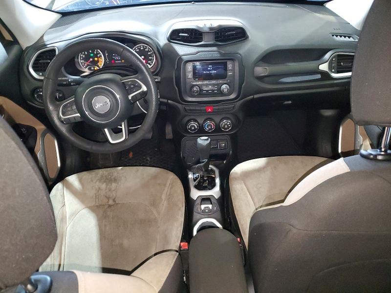 2015 Jeep Renegade VIN ZACCJAAT0FPB73186 COPART salvage auction — FRONT END, Oh - Certificate Of Title, sold $675 on 2026-08-03 (photo 8)