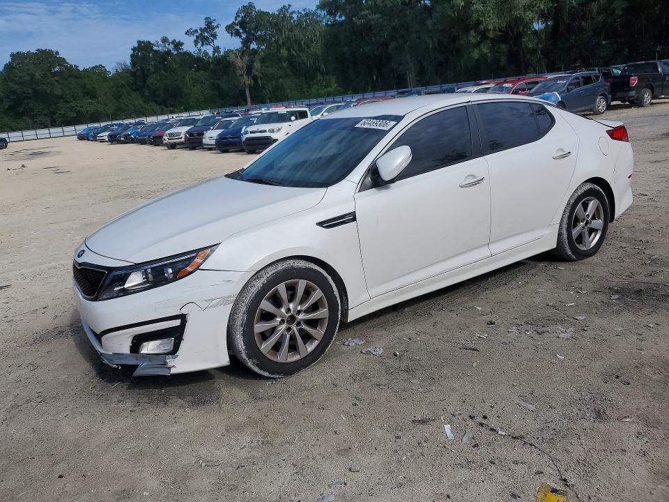 2015 Kia Optima VIN KNAGM4A77F5608449 COPART salvage auction — REAR END, Fl - Cert Of Title Slvg Rebuildable, sold $250 on 2026-07-28 (photo 1)