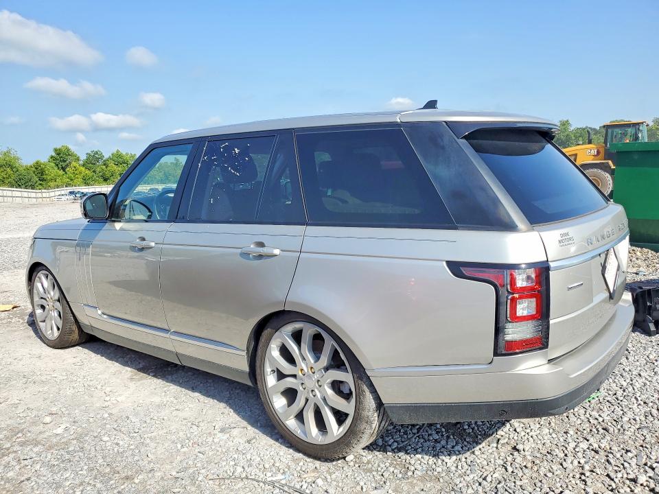 2016 Land rover RANGE ROVER VIN SALGS2EF9GA253476 COPART salvage auction — REAR END, AL - CERTIFICATE OF TITLE, sold $1,250 on 2026-07-23 (photo 2)