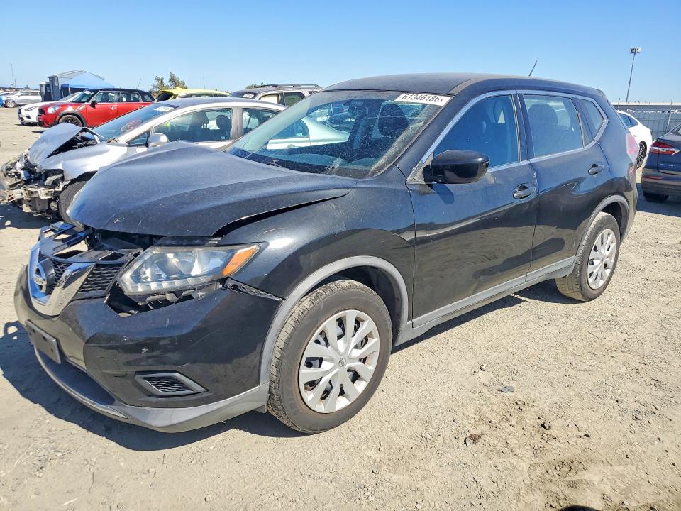 2016 Nissan Rogue VIN KNMAT2MT2GP682988 COPART salvage auction — FRONT END, Ca - Salvage Certificate, sold $775 on 2026-07-23 (photo 1)