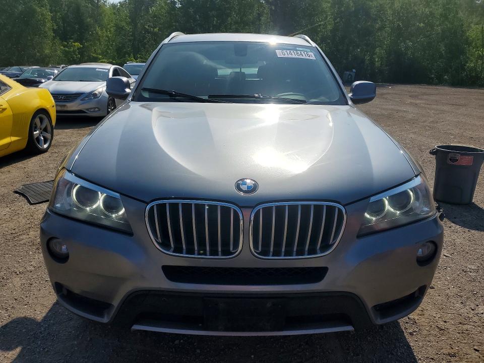 2013 BMW X3 VIN 5UXWX9C59D0A22975 COPART salvage auction — REJECTED REPAIR, On - Permit No Brand - Unfit, sold $275 on 2026-07-30 (photo 5)