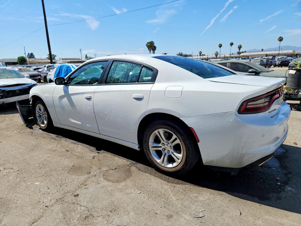 2021 Dodge Charger VIN 2C3CDXBG7MH527205 COPART salvage auction — FRONT END, CA - CERTIFICATE OF TITLE, sold $4,850 on 2026-07-27 (photo 2)
