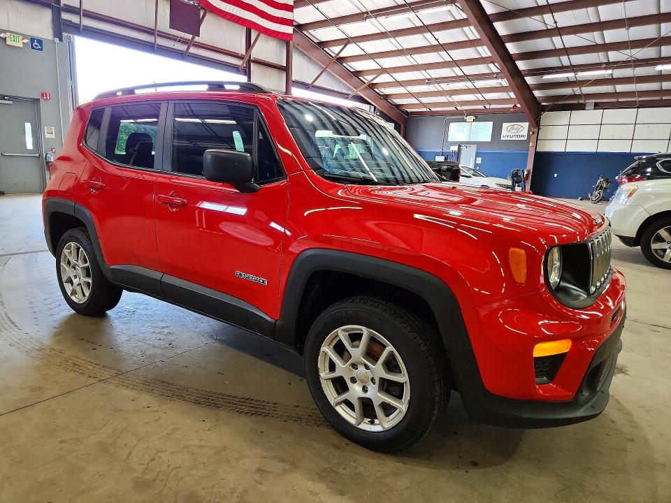 2020 Jeep Renegade VIN ZACNJBA18LPL21608 COPART salvage auction — MINOR DENT/SCRATCHES, CT - CERTIFICATE OF TITLE (P), sold $5,900 on 2026-08-04 (photo 4)