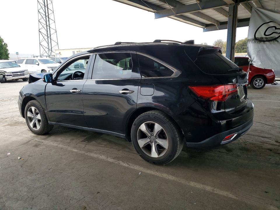 2014 Acura Mdx VIN 5FRYD4H23EB020299 COPART salvage auction — FRONT END, Ca - Salvage Certificate, sold $15 on 2026-07-23 (photo 2)