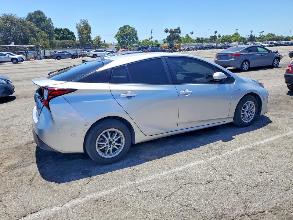2019 Toyota Prius VIN JTDKARFU8K3070173 COPART salvage auction — SIDE, CA - SALVAGE CERTIFICATE, sold $5,100 on 2026-07-31 (photo 3)
