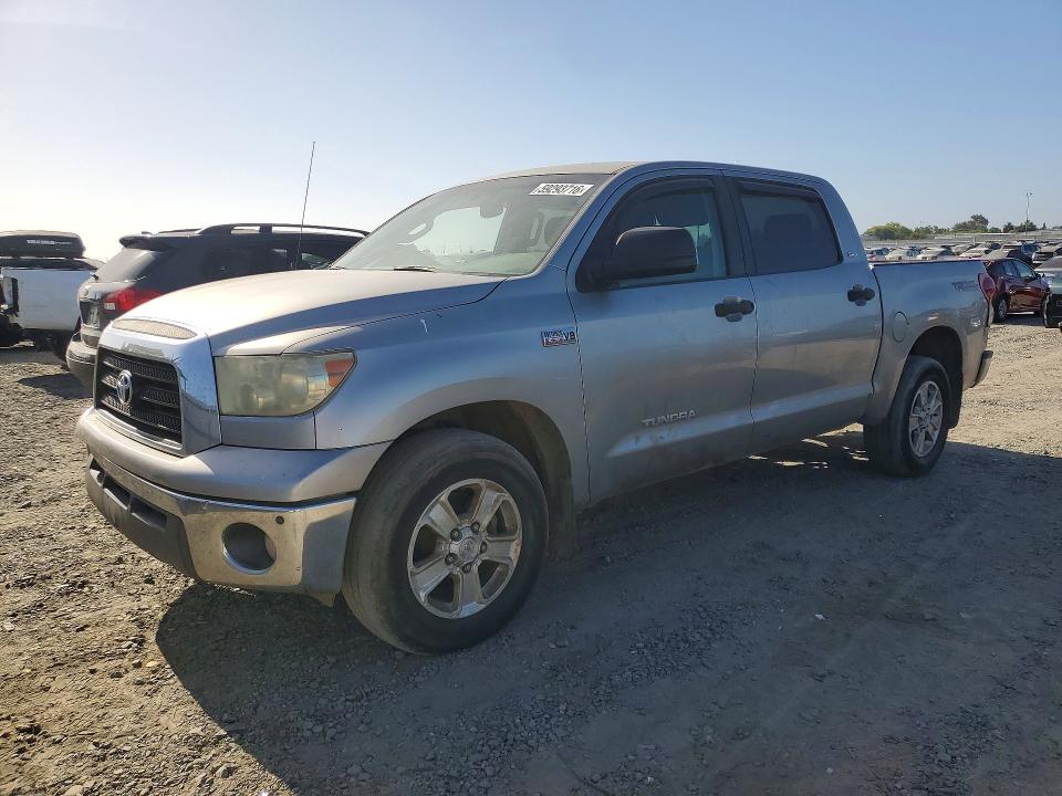 2007 Toyota Tundra VIN 5TBEV54187S457484 COPART salvage auction — SIDE, CA - SALVAGE CERTIFICATE, sold $3,300 on 2026-07-09 (photo 1)