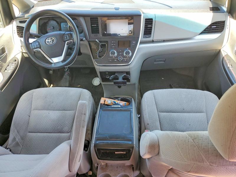 2016 Toyota Sienna VIN 5TDKK3DC1GS759160 COPART salvage auction — REAR END, Ca - Salvage Certificate, sold $350 on 2026-07-20 (photo 8)
