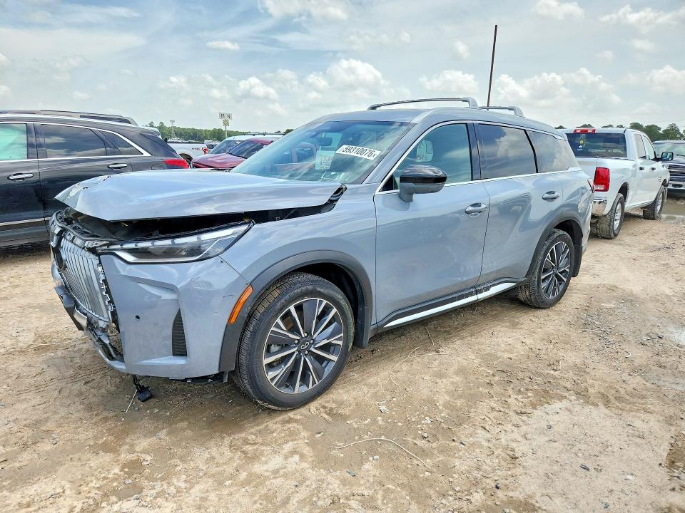 2026 Infiniti Qx60 VIN 5N1AL1FS5TC330371 COPART salvage auction — FRONT END, Ny - Mv-907A Salvage Certificate, sold $13,200 on 2026-07-24 (photo 1)