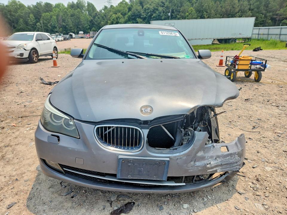 2008 BMW 5er VIN WBANU53538CT10780 COPART salvage auction — FRONT END, Va - Certificate Of Title, sold $425 on 2026-08-03 (photo 5)