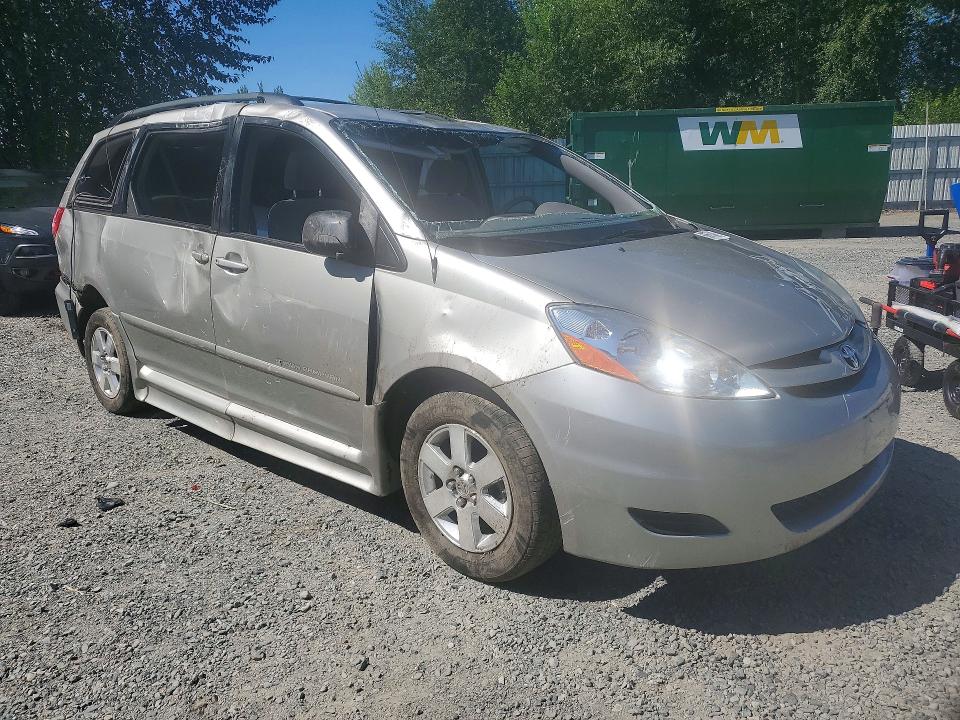 2006 Toyota Sienna VIN 5TDZA23C16S460974 COPART salvage auction — ROLLOVER, WA - BILL OF SALE, sold $350 on 2026-07-27 (photo 4)