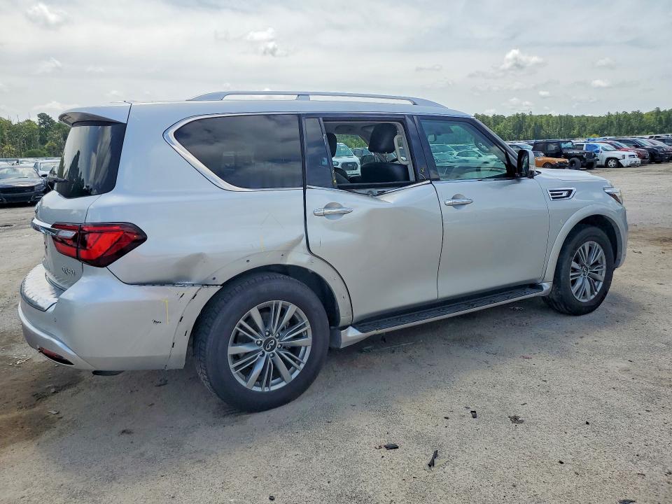 2021 Infiniti Qx80 VIN JN8AZ2AE8M9272205 COPART salvage auction — SIDE, Sc - Cert Of Title-Salvage, sold $13,500 on 2026-08-24 (photo 3)
