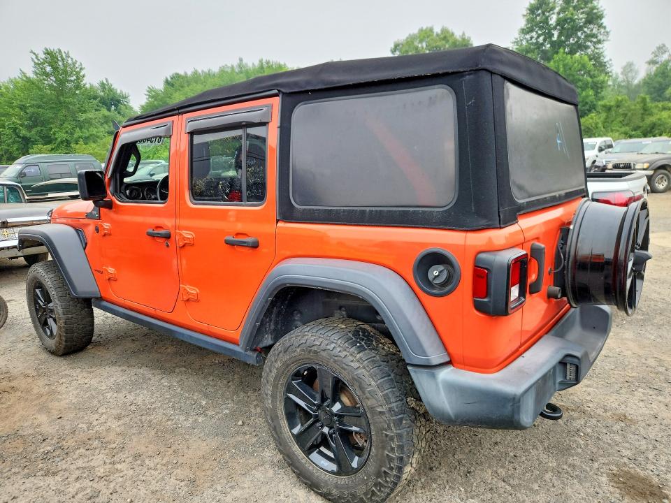 2020 Jeep Wrangler unlimited VIN 1C4HJXDG6LW285708 COPART salvage auction — MECHANICAL, MI - CERTIFICATE OF TITLE (P), sold $11,500 on 2026-07-30 (photo 2)