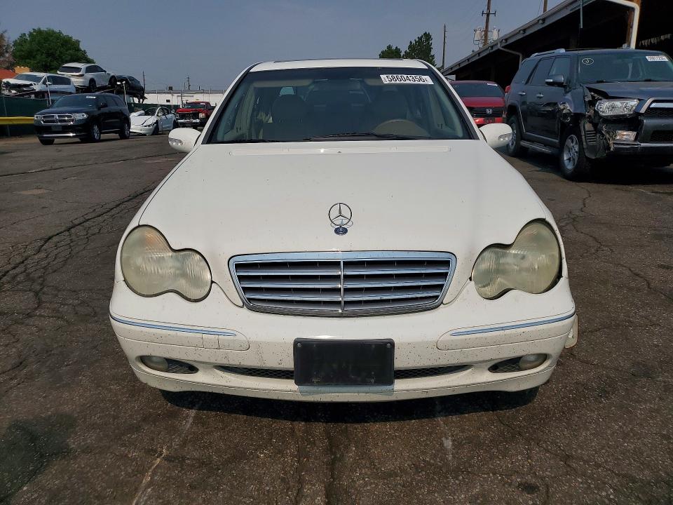 2003 Mercedes-benz C class VIN WDBRF61J23A436541 COPART salvage auction — FRONT END, Co - Salvage Title, sold $350 on 2026-07-14 (photo 5)