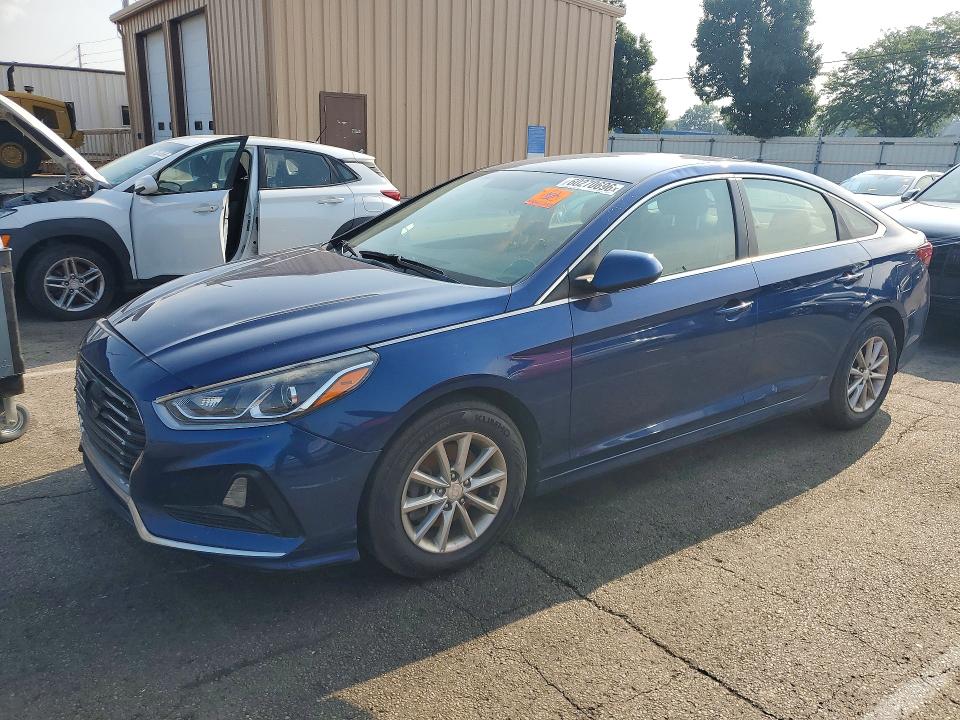 2018 Hyundai Sonata VIN 5NPE24AA5JH720106 COPART salvage auction — FRONT END, Oh - Certificate Of Title (P), sold $2,850 on 2026-07-21 (photo 1)