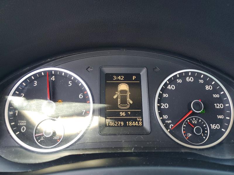 2013 Volkswagen Tiguan VIN WVGAV7AX1DW547741 COPART salvage auction — MECHANICAL, CA - DIS/DLR/EXP ONLY CLEAN TITLE, sold $600 on 2026-07-24 (photo 9)