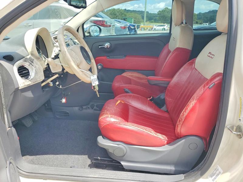 2012 Fiat 500 VIN 3C3CFFER4CT202020 COPART salvage auction — MINOR DENT/SCRATCHES, Tn - Salvage Certificate, sold $150 on 2026-08-03 (photo 7)