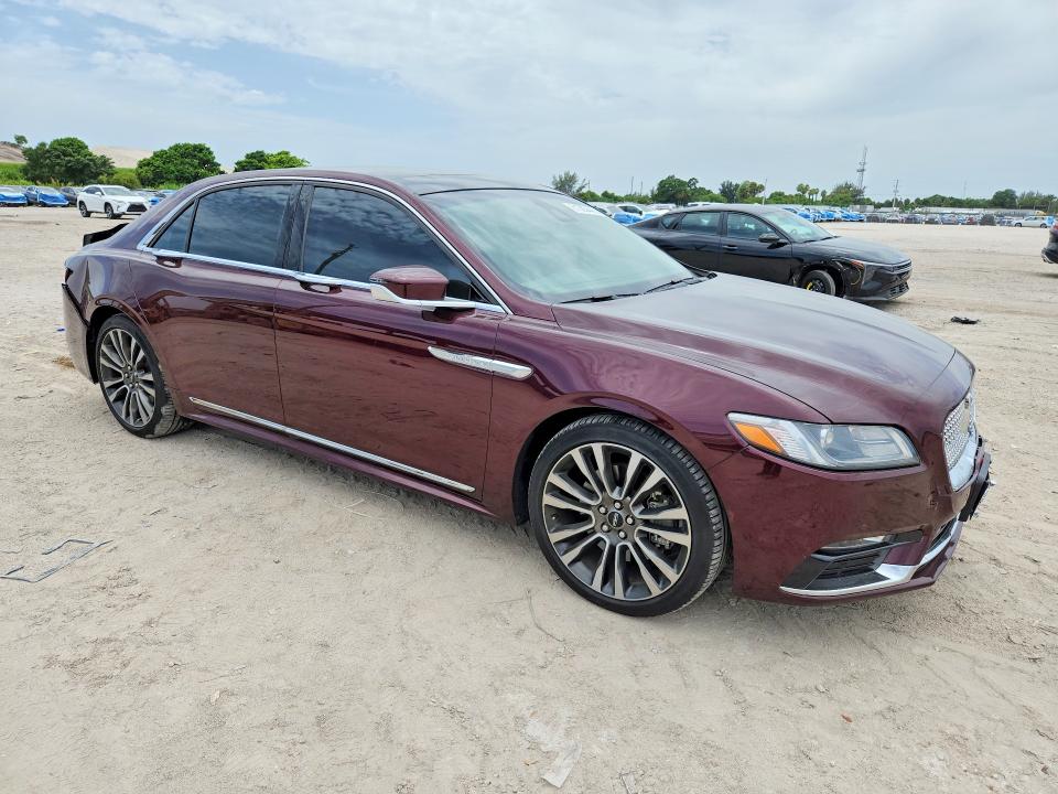 2018 Lincoln Continental VIN 1LN6L9NC7J5609420 COPART salvage auction — REAR END, FL - CERT OF TITLE SLVG REBUILDABLE, sold $7,100 on 2026-08-08 (photo 4)