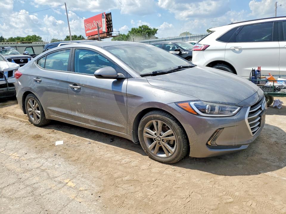 2018 Hyundai Elantra VIN 5NPD84LF4JH321819 COPART salvage auction — HAIL, Ks - Cert Of Title-Rebuilt Salvage, sold $1,350 on 2026-07-22 (photo 4)