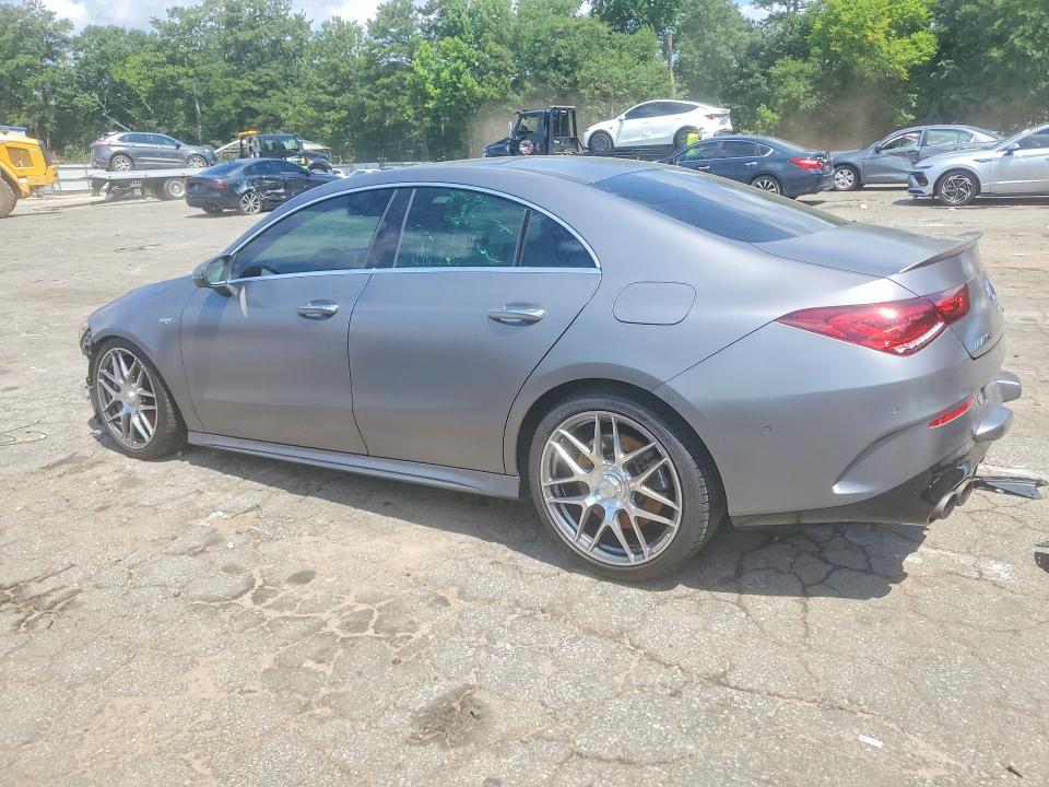 2021 Mercedes-benz Cla-klasse amg VIN W1K5J5DB6MN170082 COPART salvage auction — FRONT END, Ga - Cert Of Title-Salvage, sold $17,800 on 2026-07-14 (photo 2)