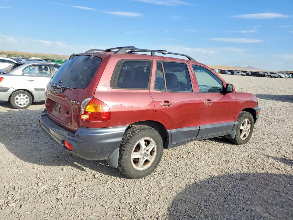 2004 Hyundai Santa fe VIN KM8SC73D74U624623 COPART salvage auction — REAR END, Ut - Certificate Of Title, sold $200 on 2026-07-07 (photo 3)