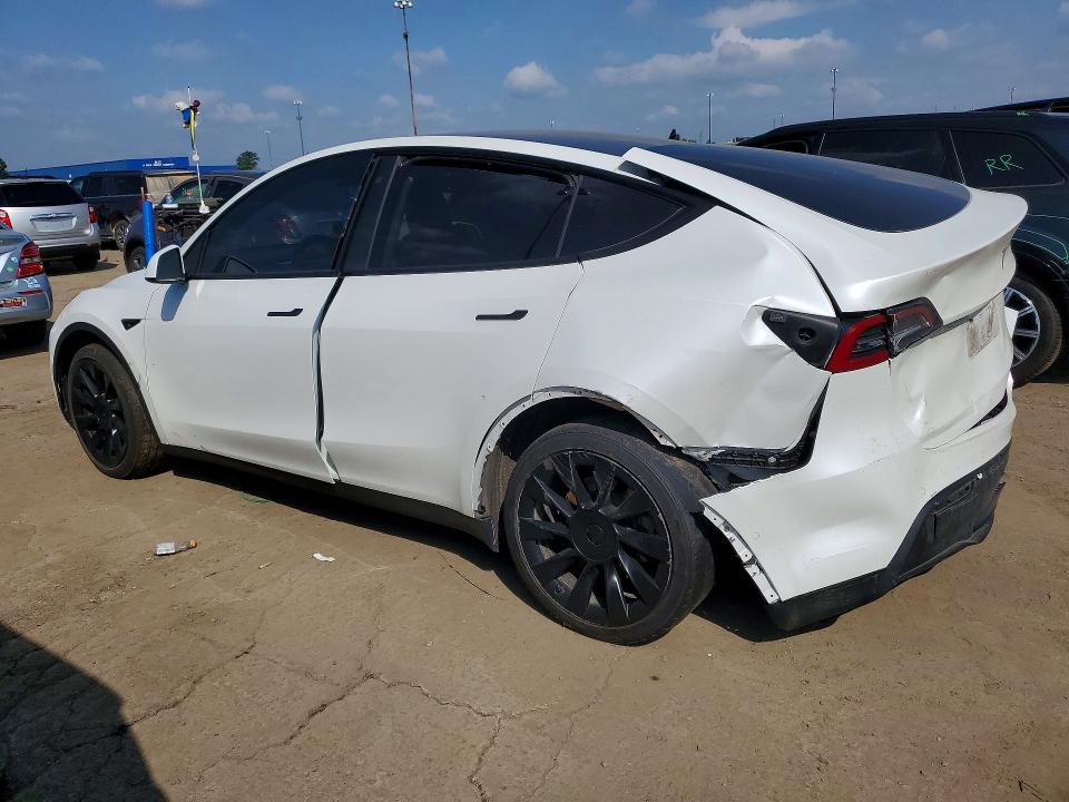 2020 Tesla VIN 5YJYGDEF4LF000723 COPART salvage auction — REAR END, Mi - Certificate Of Title, sold $6,500 on 2026-07-28 (photo 2)