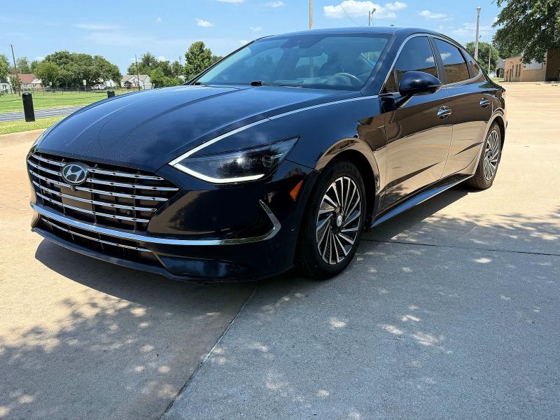 2021 Hyundai Sonata VIN KMHL54JJXMA024170 COPART salvage auction — MINOR DENT/SCRATCHES, OK - CERTIFICATE OF TITLE (P), sold $1,550 on 2026-07-28 (photo 2)