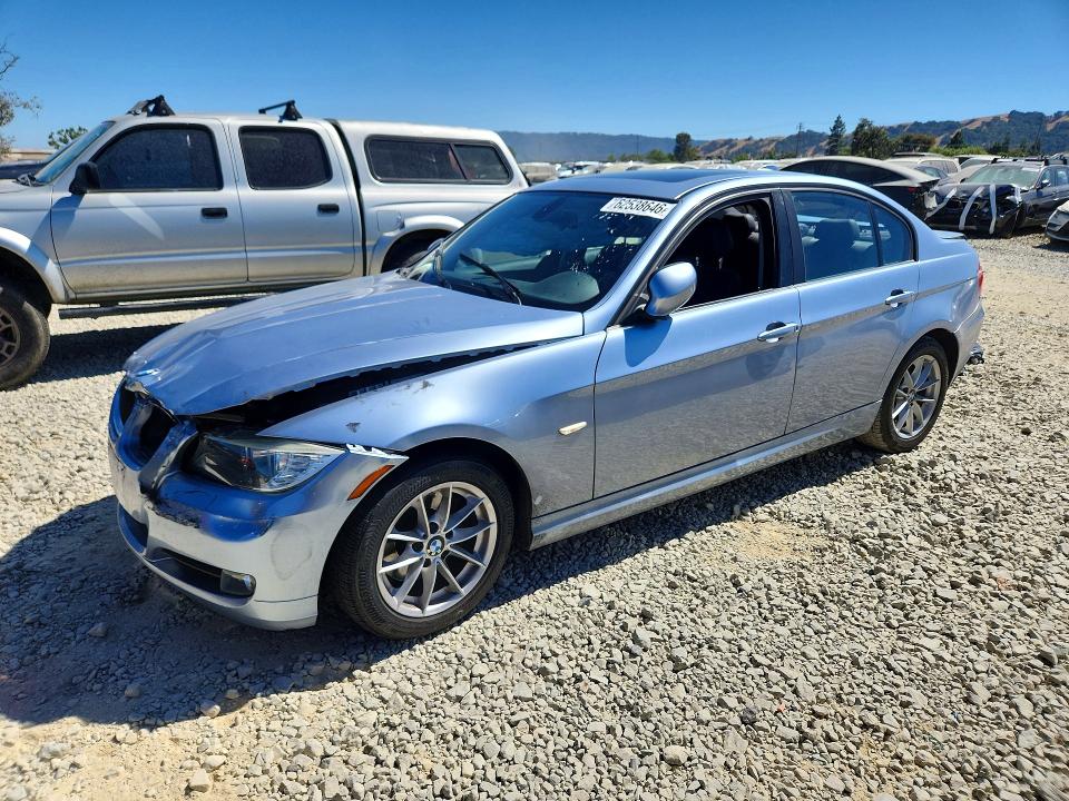 2010 BMW 3 series VIN WBAPH5G52ANM70912 COPART salvage auction — FRONT END, CA - SALVAGE CERTIFICATE, sold $525 on 2026-08-04 (photo 1)